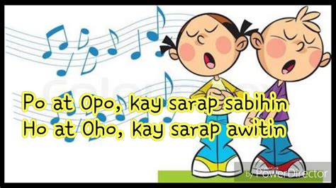 pag po at opo|7 Po at Opo w/ lyrics (Children's Choir) PAMBATANG .